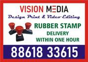  Printing services |Rubber Stamp | Delivery within one Hour | 8020